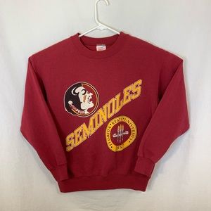 VTG Florida State Seminoles Sweatshirt Size Large
